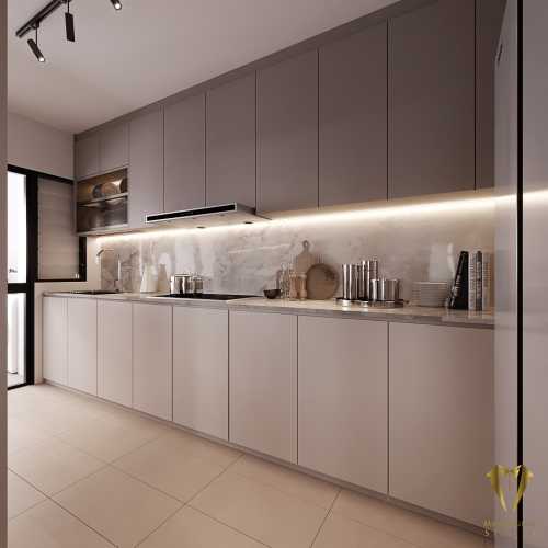 Contemporary Kitchen at 175B seng kang east drive