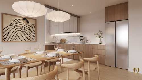 Contemporary Dining Room at 528B pasir ris