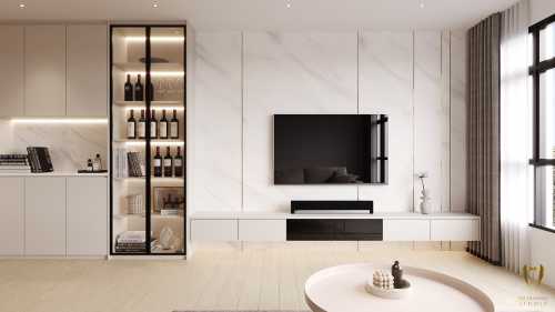 Contemporary Living Room at 528B pasir ris
