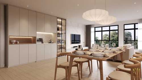 Contemporary Living Room at 528B pasir ris