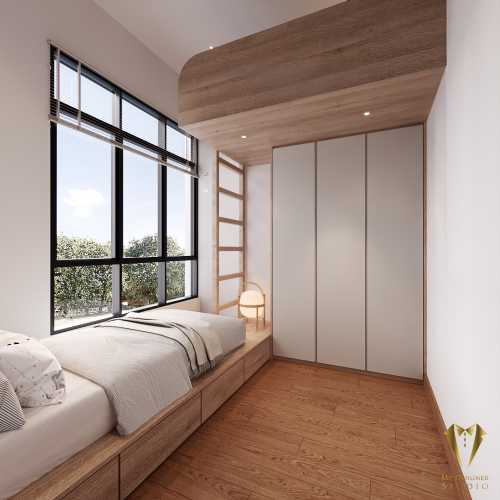 Scandinavian Bedroom at Eco santuary 61 chestnut drive