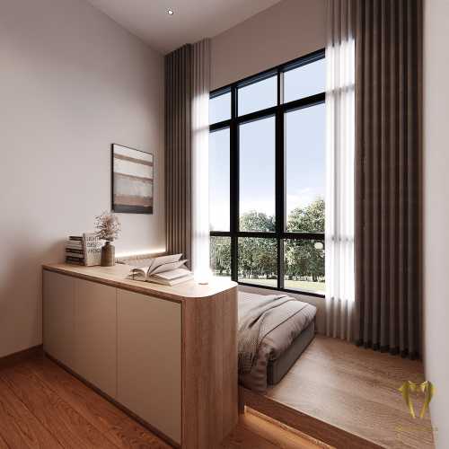Scandinavian Bedroom at Eco santuary 61 chestnut drive
