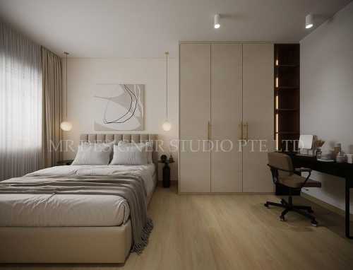 Contemporary Bedroom at 506 Serangoon North Avenue 4