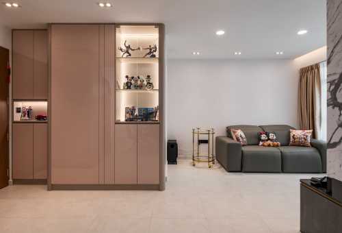 Contemporary Living Room at Actual shoots ubi 358B