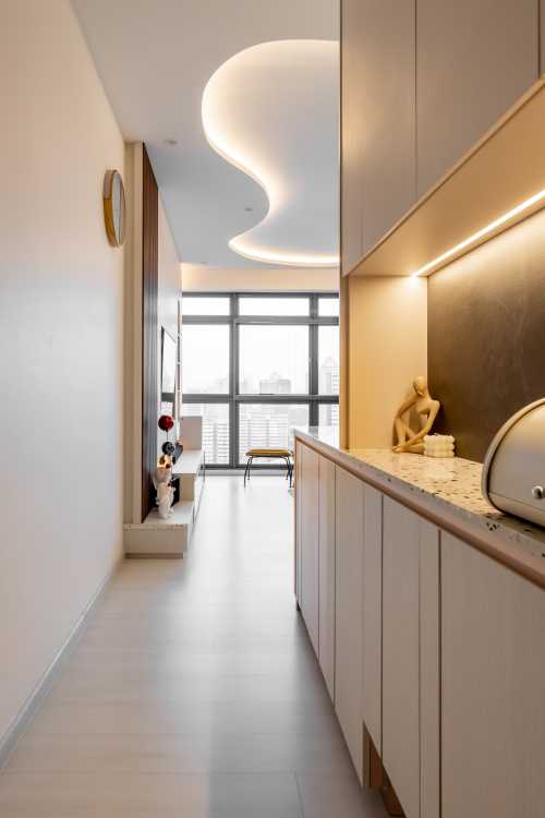 Modern Entryway at Resale 3 Bedroom Condo @ City Square Residences