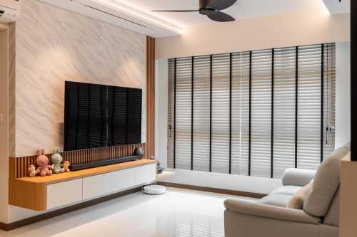 Modern Living Room at Tampines | Tampines Greenfoliage