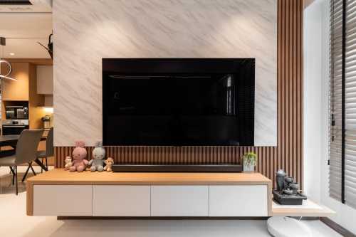 Modern Living Room at Tampines | Tampines Greenfoliage