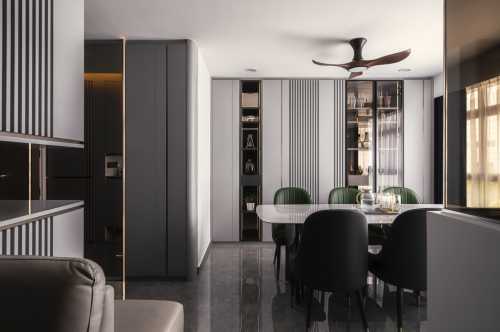 Contemporary Dining Room at 358A Ubi Road 3 (Liz)