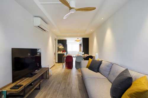 Contemporary Living Room at Bedok North St 3