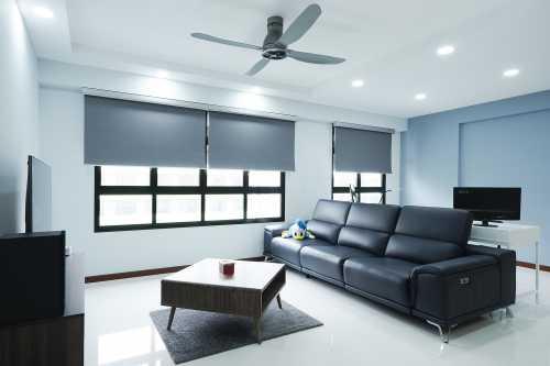 Contemporary Living Room at Tampines St 61