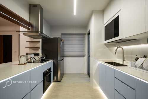 Contemporary Kitchen at Punggol | Northshore Edge