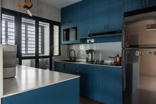 Contemporary Kitchen at Tampines | Tampines Greendew
