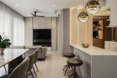 Modern Living Room at 26 Sumang Walk (Yin Jye)