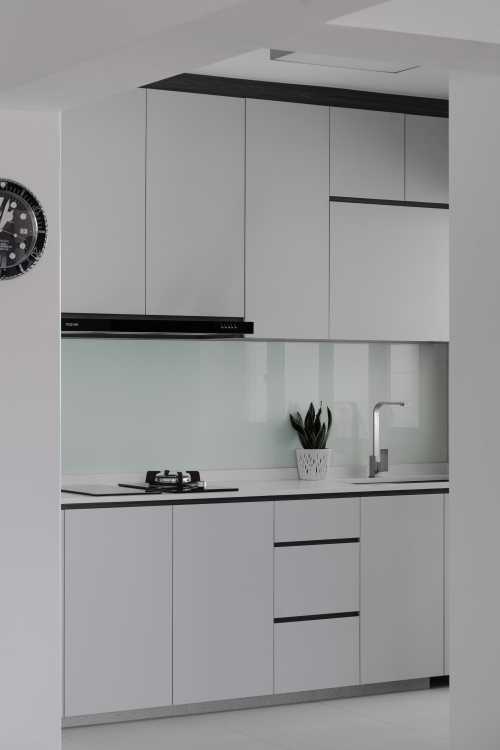 Contemporary Kitchen at Punggol Drive