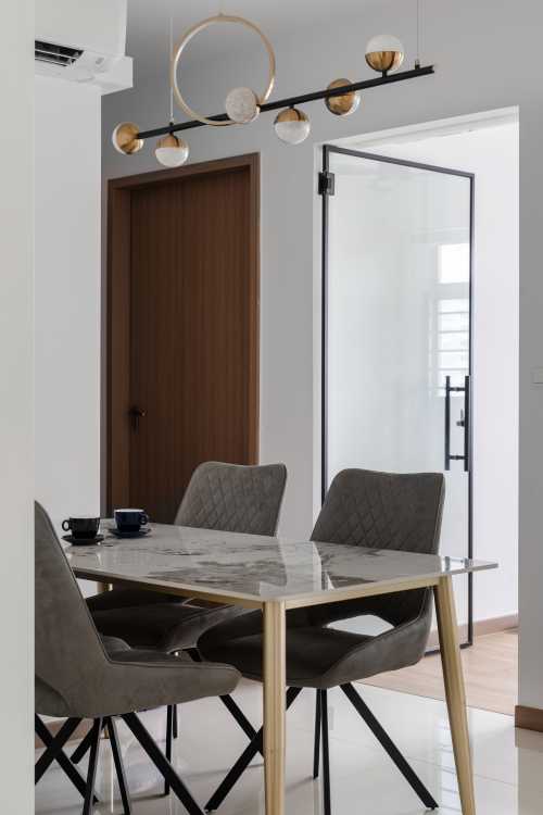 Contemporary Living Room at Punggol Drive