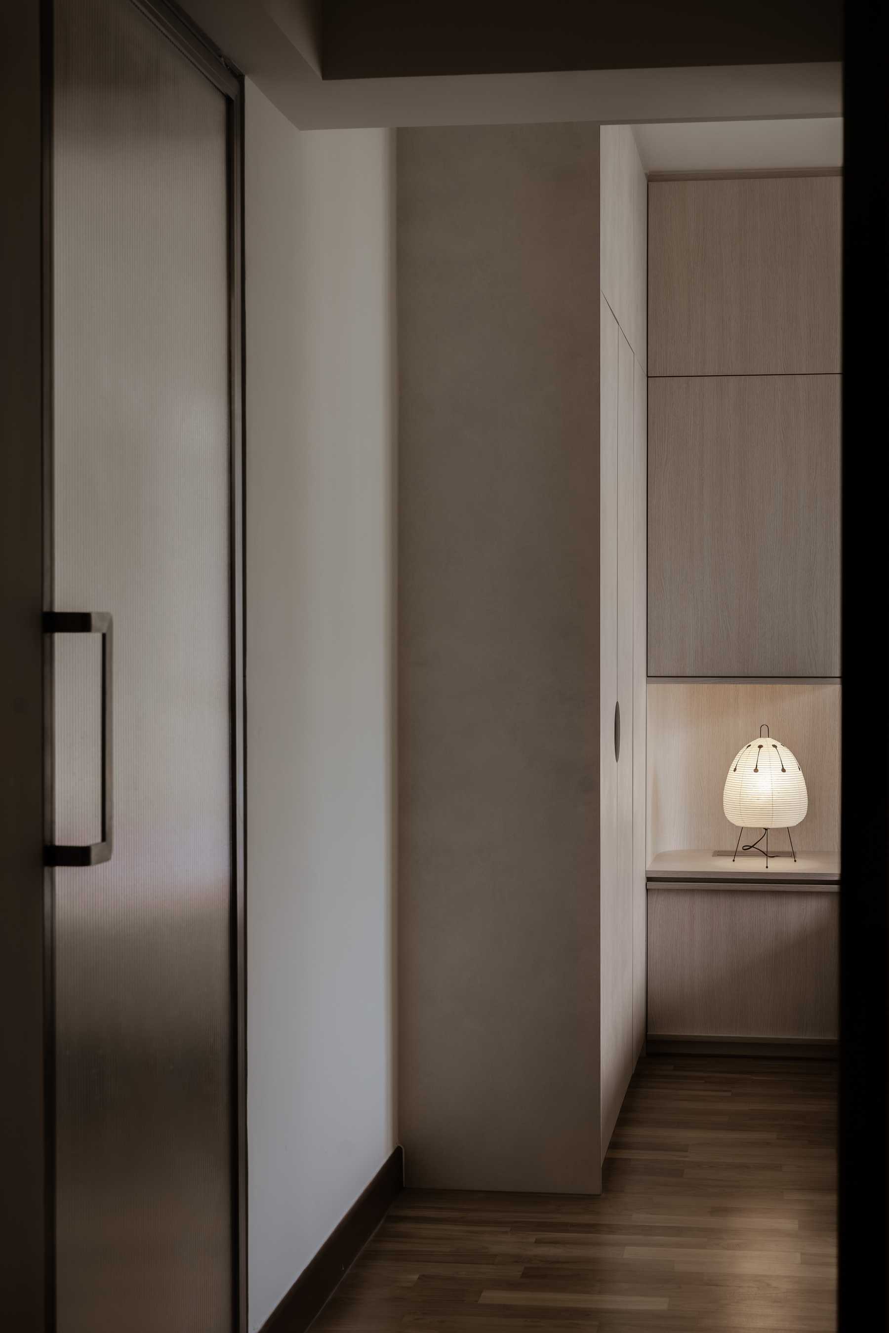 Modern Bedroom with Wardrobe and Closet