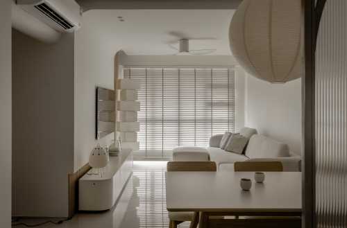 Modern Living Room at 678B Punggol Drive