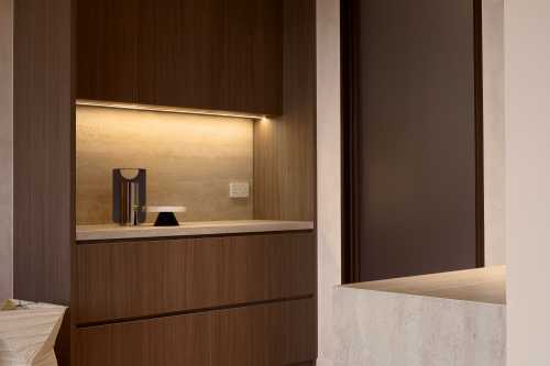 Modern Entryway at Parc Esta