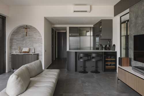Modern Living Room at Breeze By The East