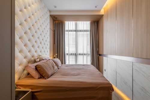 Contemporary Bedroom at 3 bedroom condo @ joo chiat
