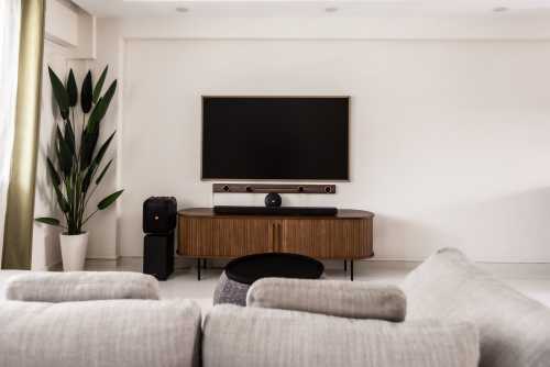 Modern Living Room at 415 Choa Chu Kang