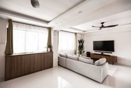 Modern Living Room at 415 Choa Chu Kang