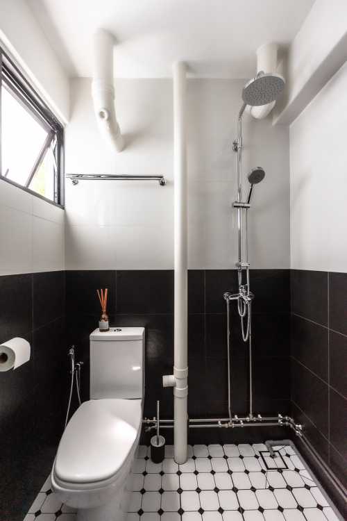 Modern Bathroom at 415 Hougang