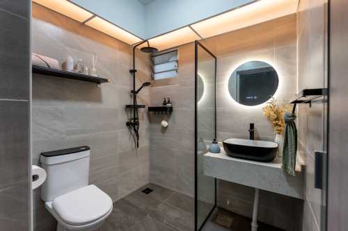 Contemporary Bathroom at 645B Tampines