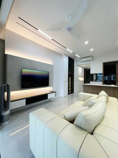 Scandinavian Living Room at Sumang Walk Piermont