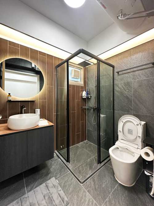 Scandinavian Bathroom at Ubi Road