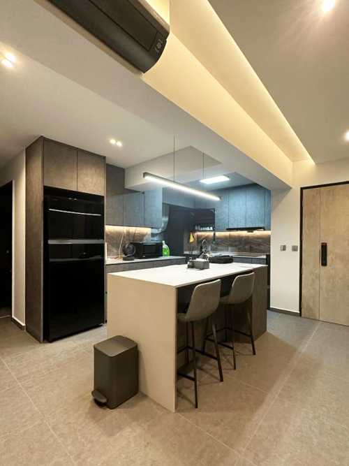 Scandinavian Kitchen at 653C Punggol Drive