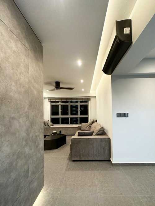 Scandinavian Entryway at 653C Punggol Drive
