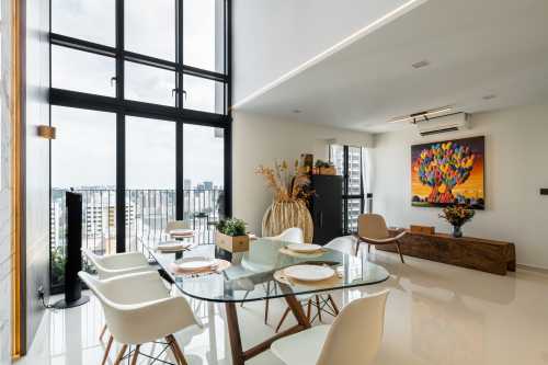 Modern Living Room at Dawson | Sky Terrace