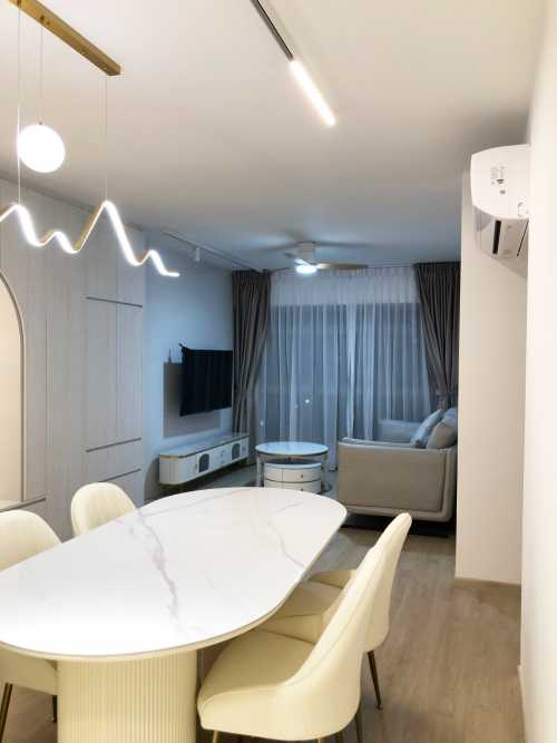 Scandinavian Living Room at 289B Punggol Arcadia