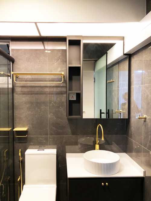 Scandinavian Bathroom at 289B Punggol Arcadia