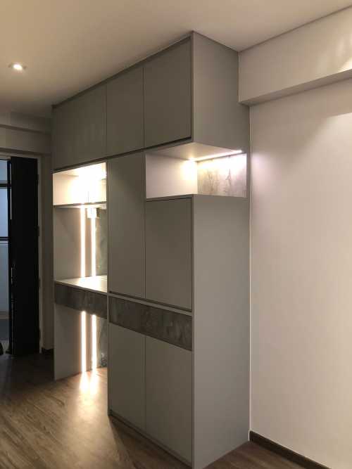 Scandinavian Living Room at Punggol Central