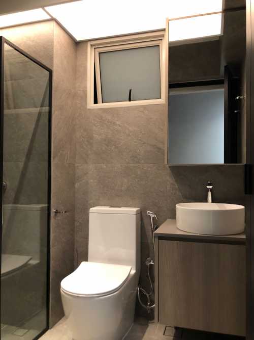 Scandinavian Bathroom at Punggol Central