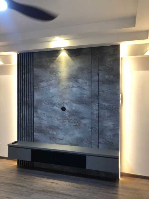 Scandinavian Living Room at Punggol Central