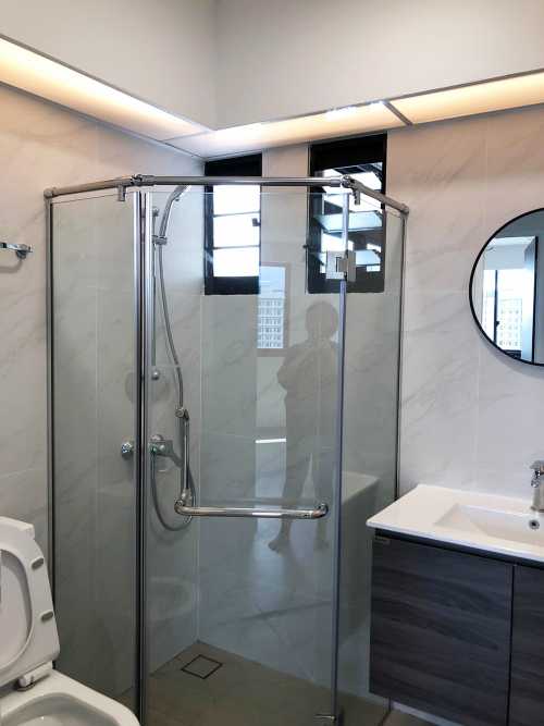 Scandinavian Bathroom at 261A Punggol Way