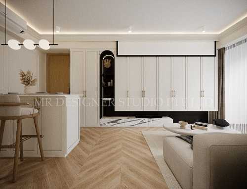 Contemporary Living Room at 9 Canberra Walk (Parc Canberra)