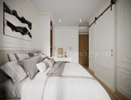 Contemporary Bedroom at 9 Canberra Walk (Parc Canberra)