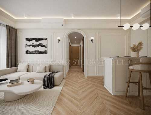Contemporary Living Room at 9 Canberra Walk (Parc Canberra)