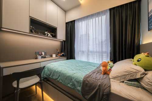 Contemporary Kids Room at 4 Bedroom EC @ Piermont Grand