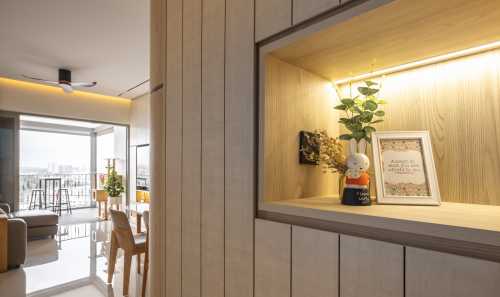 Contemporary Entryway at Trevista Condo, Toa Payoh