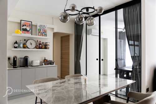 Modern Dining Room at Sengkang | 273 Compassvale link