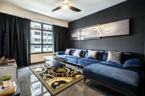 Eclectic Living Room at Bidadari Park