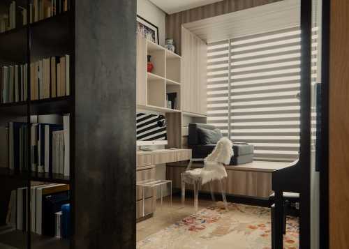 Contemporary Home Office at A Modern Contemporary Outback Interior Design
