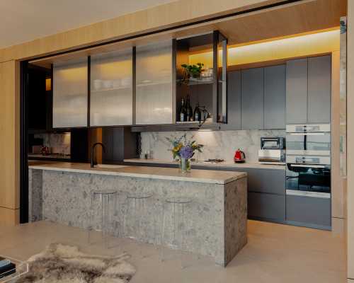 Contemporary Kitchen at A Modern Contemporary Outback Interior Design