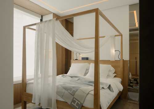 Contemporary Bedroom at A Modern Contemporary Outback Interior Design