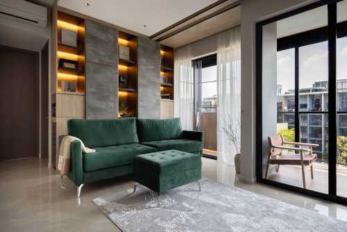 Asian Living Room at The Art of Resort Zen Interior Design